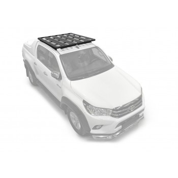 Багажник алюминиевый (платформа с креплением) Rival 1235x1430 для Toyota Hilux 2015-