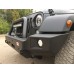 Бампер РИФ передний Jeep Wrangler JK 2006+ с доп. фарами и центральной защитной дугой