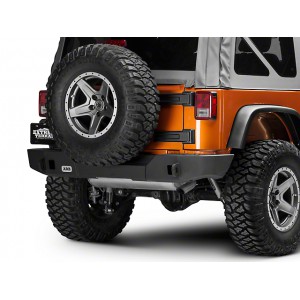 Бампер ARB задний Jeep Wrangler JK с местом для установки кронштейна запасного колеса (Гладкое покрытие)