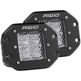 RIGID D-серия PRO (4 светодиода) – Рабочий свет – Врезная установка (пара)