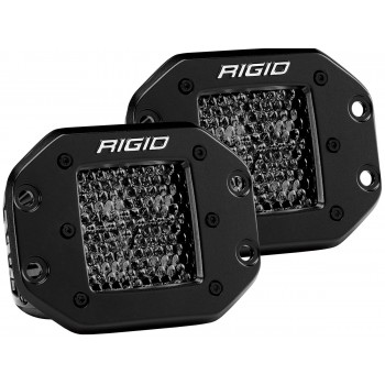 RIGID D-серия PRO (4 светодиода) – Рабочий свет – Врезная установка (пара) Midnight Edition