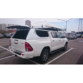 Кунг АВС-Дизайн белый, 3 двери для Toyota Hilux 2015+