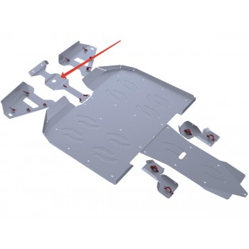 Защита переднего редуктора Rival для Artic Cat WILDCAT 1000 2011-2014, 4.7310.1-1