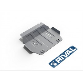 Защита картера Rival (часть 2) для Ford F150 2014-н.в., алюминий 6 мм, с крепежом, 2333.1856.1.6