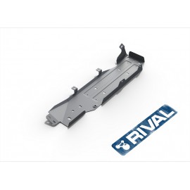 Защита топливного бака Rival для Jeep Wrangler JK 5-дв. АКПП 2007-2018, алюминий 6 мм, с крепежом, 2333.2733.1.6