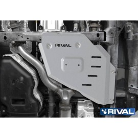 Защита РК (алюминий) усиленная 6 мм RIVAL на Toyota Land Cruiser 300 (2333.9553.1.6)