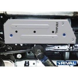 Защита топливного бака (алюминий) усиленная 6 мм RIVAL на Toyota Land Cruiser 300 (2333.9554.1.6)